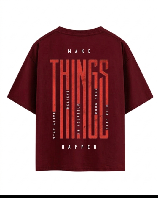 Make Things  Dropshoulder oversized designed By Alifzair